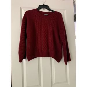 &Merci Woman’s Cranberry Color Sweater size small/medium